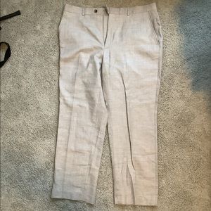 MENS Stafford Tan Classic Fit Dress Pants (size 38x30)